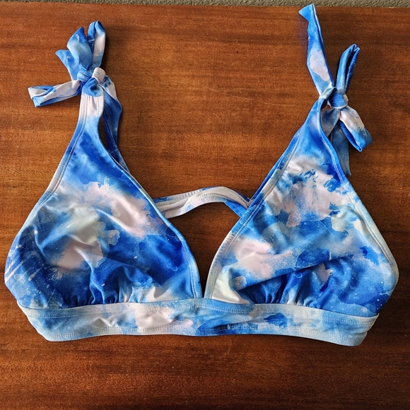 Blue Tie-Dye Bikini Set - Picture 2 of 5